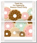 Donut Party - Personalized Popcorn Wrapper Birthday Party Favors