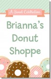 Donut Party - Personalized Birthday Party Wall Art