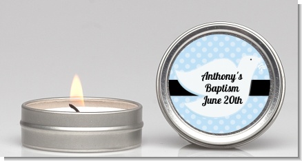 Dove Blue - Baptism / Christening Candle Favors