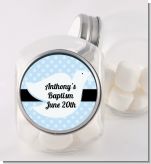 Dove Blue - Personalized Baptism / Christening Candy Jar