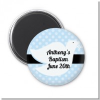 Dove Blue - Personalized Baptism / Christening Magnet Favors