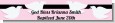 Dove Pink - Personalized Baptism / Christening Banners thumbnail