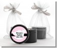 Dove Pink - Baptism / Christening Black Candle Tin Favors thumbnail