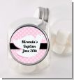 Dove Pink - Personalized Baptism / Christening Candy Jar thumbnail