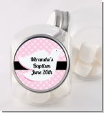 Dove Pink - Personalized Baptism / Christening Candy Jar