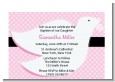 Dove Pink - Baptism / Christening Petite Invitations thumbnail