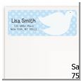 Dove Blue - Baptism / Christening Return Address Labels thumbnail