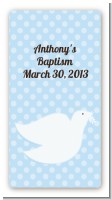 Dove Blue - Custom Rectangle Baptism / Christening Sticker/Labels