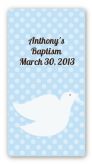 Dove Blue - Custom Rectangle Baptism / Christening Sticker/Labels