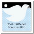 Dove Blue - Personalized Baptism / Christening Card Stock Favor Tags thumbnail