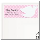 Dove Pink - Baptism / Christening Return Address Labels