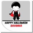 Dracula - Personalized Hand Sanitizer Sticker Labels thumbnail