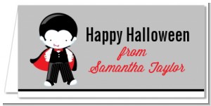 Dracula - Personalized Halloween Place Cards