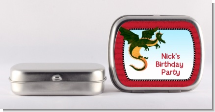 Dragon and Vikings - Personalized Birthday Party Mint Tins
