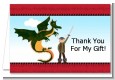 Dragon and Vikings - Birthday Party Thank You Cards thumbnail