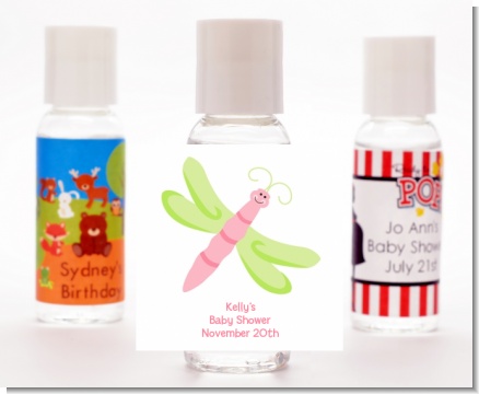 Dragonfly - Personalized Baby Shower Hand Sanitizers Favors