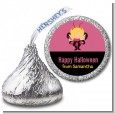 Dress Up Butterfly Costume - Hershey Kiss Halloween Sticker Labels thumbnail