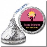 Dress Up Butterfly Costume - Hershey Kiss Halloween Sticker Labels