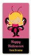 Dress Up Butterfly Costume - Custom Rectangle Halloween Sticker/Labels thumbnail