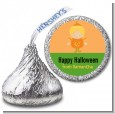 Dress Up Pumpkin Costume - Hershey Kiss Halloween Sticker Labels thumbnail