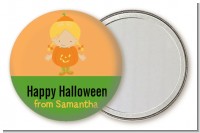 Dress Up Pumpkin Costume - Personalized Halloween Pocket Mirror Favors