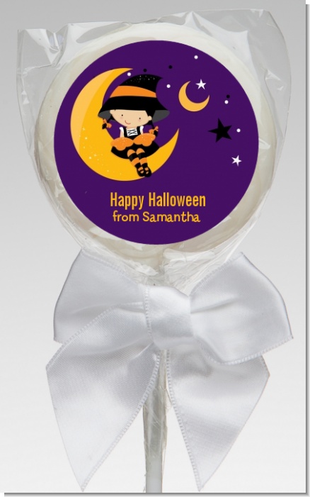 Dress Up Witch Costume - Personalized Halloween Lollipop Favors