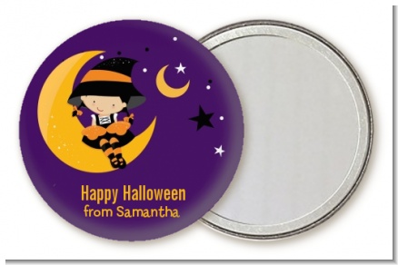 Dress Up Witch Costume - Personalized Halloween Pocket Mirror Favors