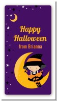 Dress Up Witch Costume - Custom Rectangle Halloween Sticker/Labels