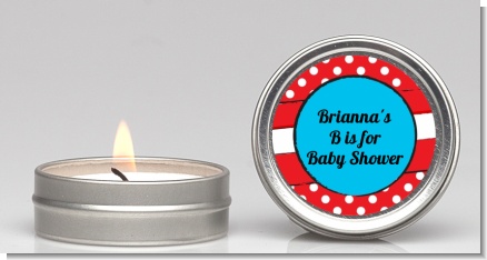 Dr. Seuss Inspired - Baby Shower Candle Favors