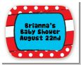Dr. Seuss Inspired - Personalized Baby Shower Rounded Corner Stickers thumbnail
