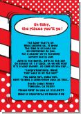 Dr. Seuss Inspired - Baby Shower Invitations