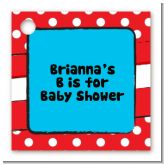 Dr. Seuss Inspired - Personalized Baby Shower Card Stock Favor Tags