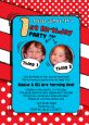 Dr. Seuss Inspired - Photo Birthday Invitations thumbnail