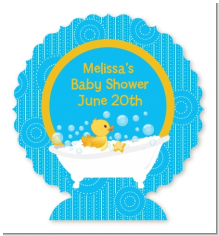 Duck - Personalized Baby Shower Centerpiece Stand
