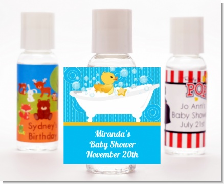 Duck - Personalized Baby Shower Hand Sanitizers Favors