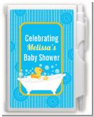 Duck - Baby Shower Personalized Notebook Favor