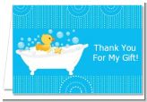 Duck - Baby Shower Thank You Cards