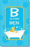 Duck - Personalized Baby Shower Nursery Wall Art