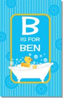 Duck - Personalized Baby Shower Nursery Wall Art