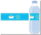 Duck - Personalized Baby Shower Water Bottle Labels