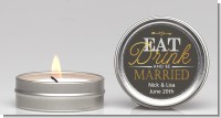 Eat Drink And Be Married - Bridal Shower Candle Favors