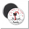 Eat, Drink & Be Merry - Personalized Christmas Magnet Favors thumbnail
