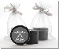 Eiffel Tower - Bridal Shower Black Candle Tin Favors