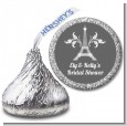 Eiffel Tower - Hershey Kiss Bridal Shower Sticker Labels thumbnail