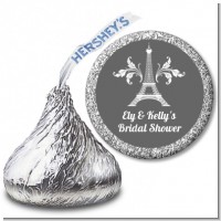 Eiffel Tower - Hershey Kiss Bridal Shower Sticker Labels