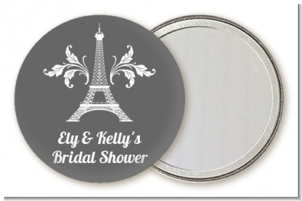 Eiffel Tower - Personalized Bridal Shower Pocket Mirror Favors