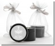 Elegant Chandelier - Bridal Shower Black Candle Tin Favors thumbnail