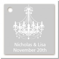 Elegant Chandelier - Personalized Bridal Shower Card Stock Favor Tags