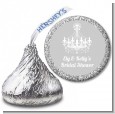 Elegant Chandelier - Hershey Kiss Bridal Shower Sticker Labels thumbnail