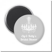 Elegant Chandelier - Personalized Bridal Shower Magnet Favors